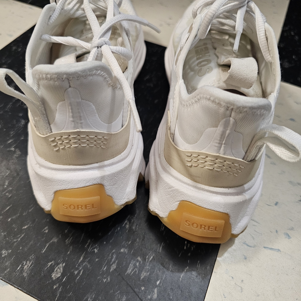 Sorel Women's White and Tan Sneakers - Picture 3 of 3